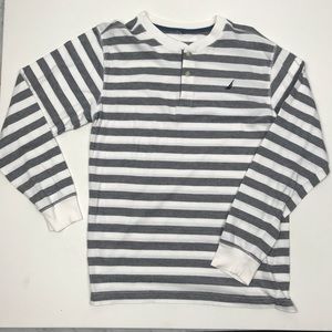 Nautica 3 button long sleeve shirt